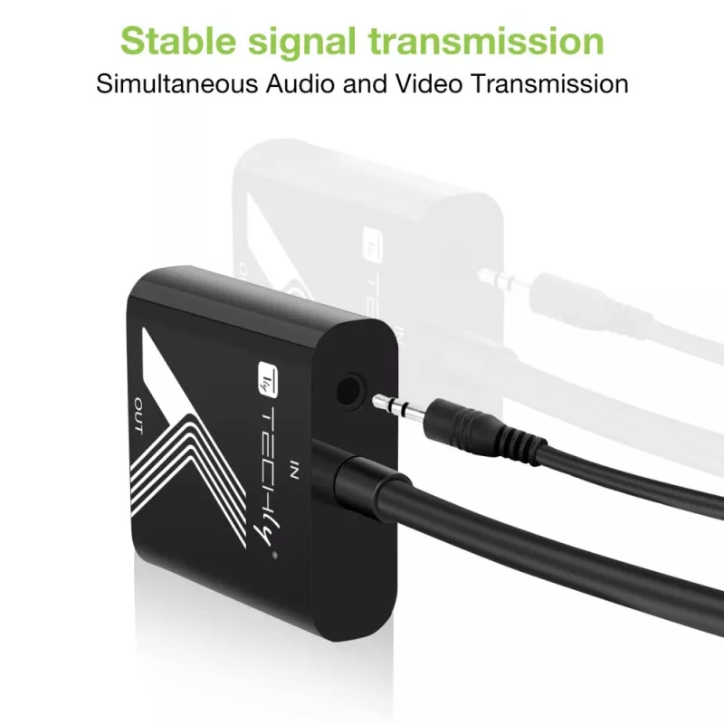 Techly laido adapteris keitiklis HDMI į VGA su garso lizdu