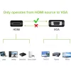 Techly laido adapteris keitiklis HDMI į VGA su garso lizdu