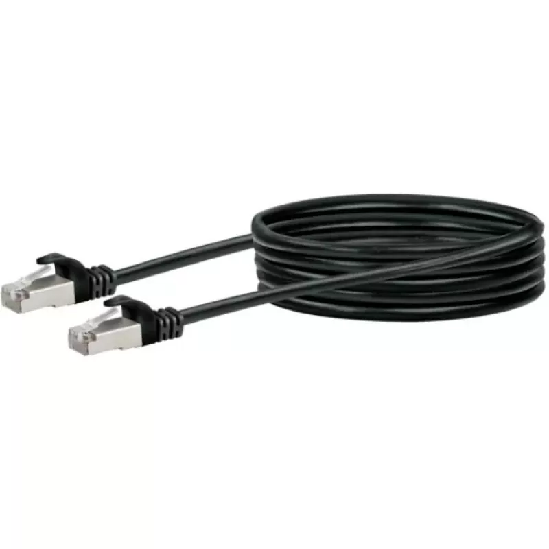 Tinklo kabelis Schwaiger CKB6025 053 RJ-45 Cat6 2,5 m juodas