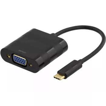 Vaizdo kabelio adapteris Deltaco USBC-VGA