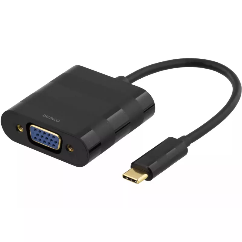 Vaizdo kabelio adapteris Deltaco USBC-VGA