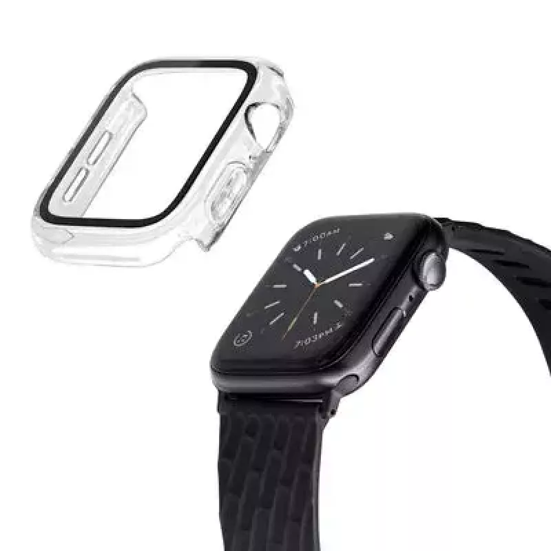 LAUT Shield Smartwatch dėklas, skaidrus, stiklas, polikarbonatas