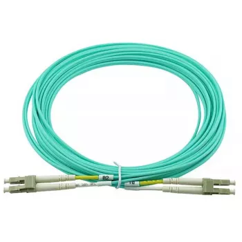 Skaidulinis optinis kabelis BlueOptics AJ834A-BO 1m 2x LC OM3 pilnas dvipusis ryšys