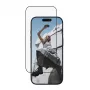 PanzerGlass SAFE. by ® Ekrano apsauga su juodu rėmeliu, skirta iPhone 17 | 16 Pro | Itin platus pritaikymas su EasyAligner