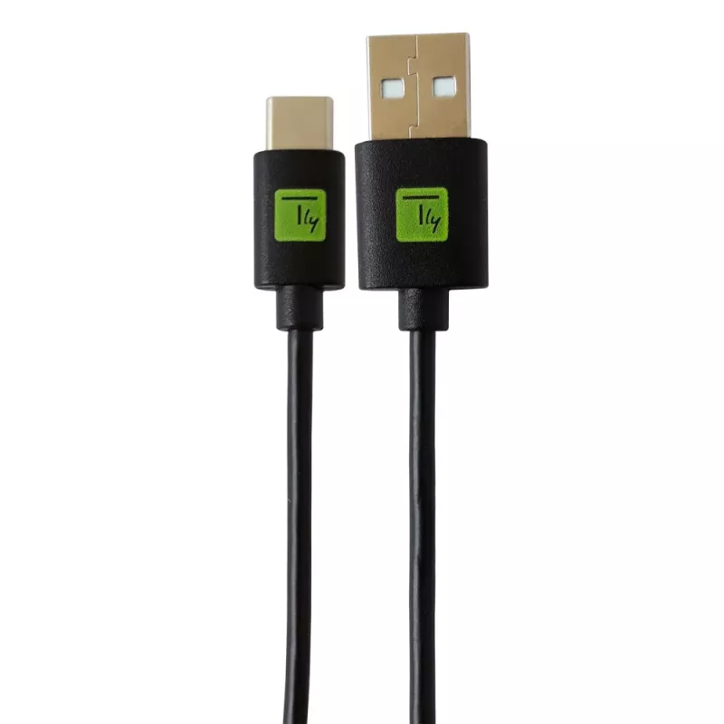 Techly ICOC MUSB20-CMAM05T USB laidas USB 2.0 0,5 m USB A USB C juodas