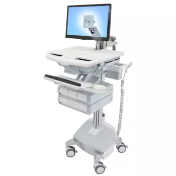 Multimedijos vežimėlis Ergotron StyleView aliuminio pilka balta