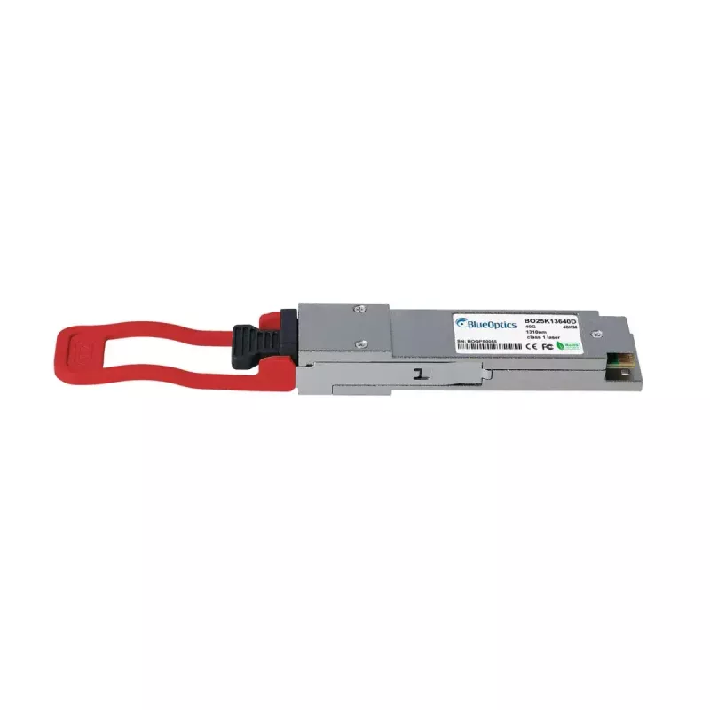 BlueOptics PAN-QSFP-40GBASE-ER4-BO tinklo siųstuvo-imtuvo modulis Šviesolaidinis QSFP LC Aliuminis 40g
