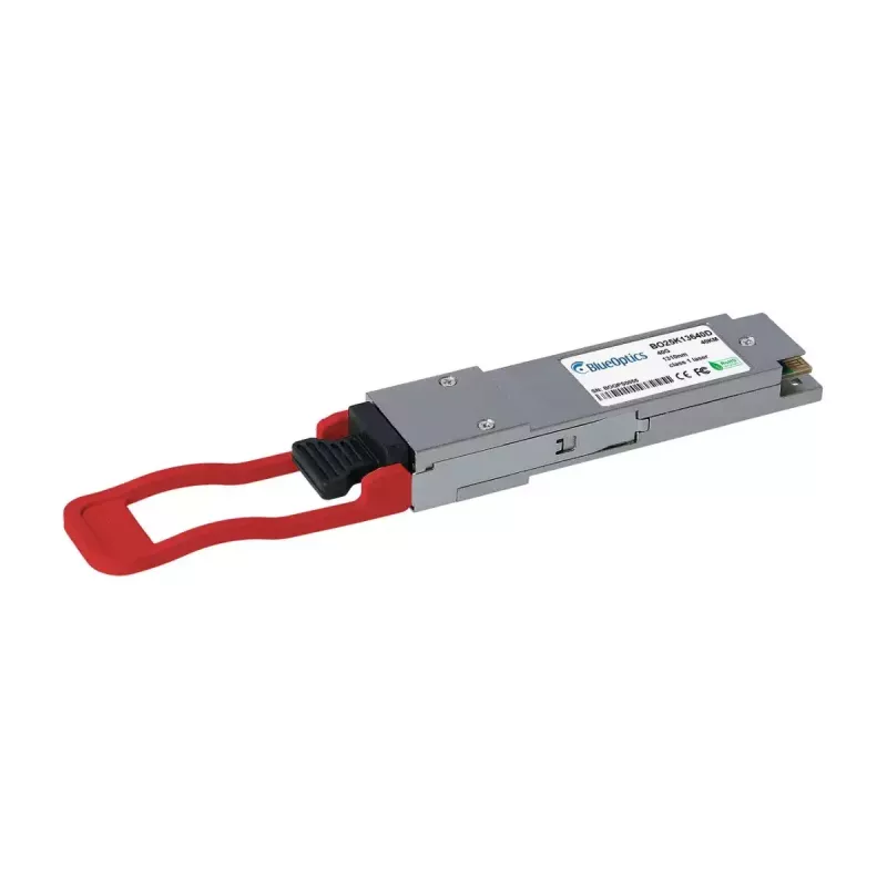 BlueOptics PAN-QSFP-40GBASE-ER4-BO tinklo siųstuvo-imtuvo modulis Šviesolaidinis QSFP LC Aliuminis 40g