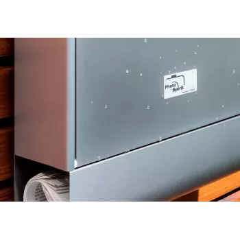 Patvarios etiketės Avery L6009-20 sidabrinės suapvalintu stačiakampiu