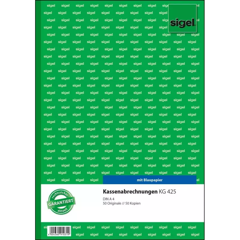 Ledger Paper Sigel KG425
