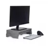 BakkerElkhuizen Q-riser 110 Circular 76.2 cm stalo monitoriaus stovas, pilkas