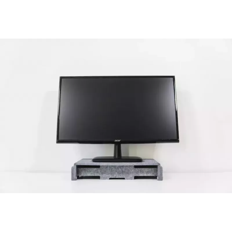 BakkerElkhuizen Q-riser 110 Circular 76.2 cm stalo monitoriaus stovas, pilkas
