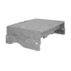 BakkerElkhuizen Q-riser 110 Circular 76.2 cm stalo monitoriaus stovas, pilkas