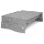 BakkerElkhuizen Q-riser 110 Circular 76.2 cm stalo monitoriaus stovas, pilkas