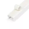 “StarTech.com” vientisas kabelių tvarkymo kanalas su lipnia juosta ir dangteliu, 3/4 colio (19 mm) P x 3/8 colio (11 mm) A - 3 pėdų (1 m) ilgio, PVC tinklo / maitinimo laido slėptuvas / sieninis laidų lovelis, talpina iki 6 kabelių, UL sąraše