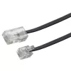 Tinklo kabelis Schwaiger 6.0m RJ-11 - RJ-45 6m Juoda