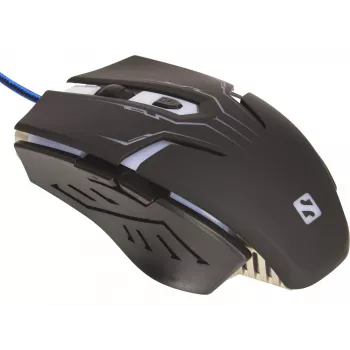 Sandberg Eliminator pelė, dešiniarankiams, USB Type-A, 2400 DPI, juoda
