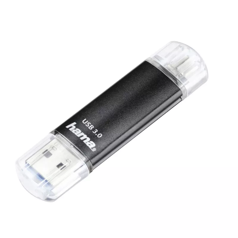 „Hama Laeta Twin“ USB atmintinė 256 GB USB Type-A / Micro-USB 3.2 Gen 1 (3.1 Gen 1) juoda