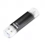 „Hama Laeta Twin“ USB atmintinė 256 GB USB Type-A / Micro-USB 3.2 Gen 1 (3.1 Gen 1) juoda