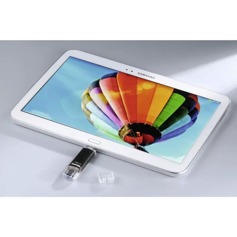 „Hama Laeta Twin“ USB atmintinė 256 GB USB Type-A / Micro-USB 3.2 Gen 1 (3.1 Gen 1) juoda