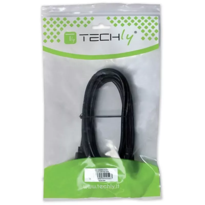 Techly USB 2.0 laidas A patinas / B patinas kampuotas 1m ICOC U-AB-10-ANG