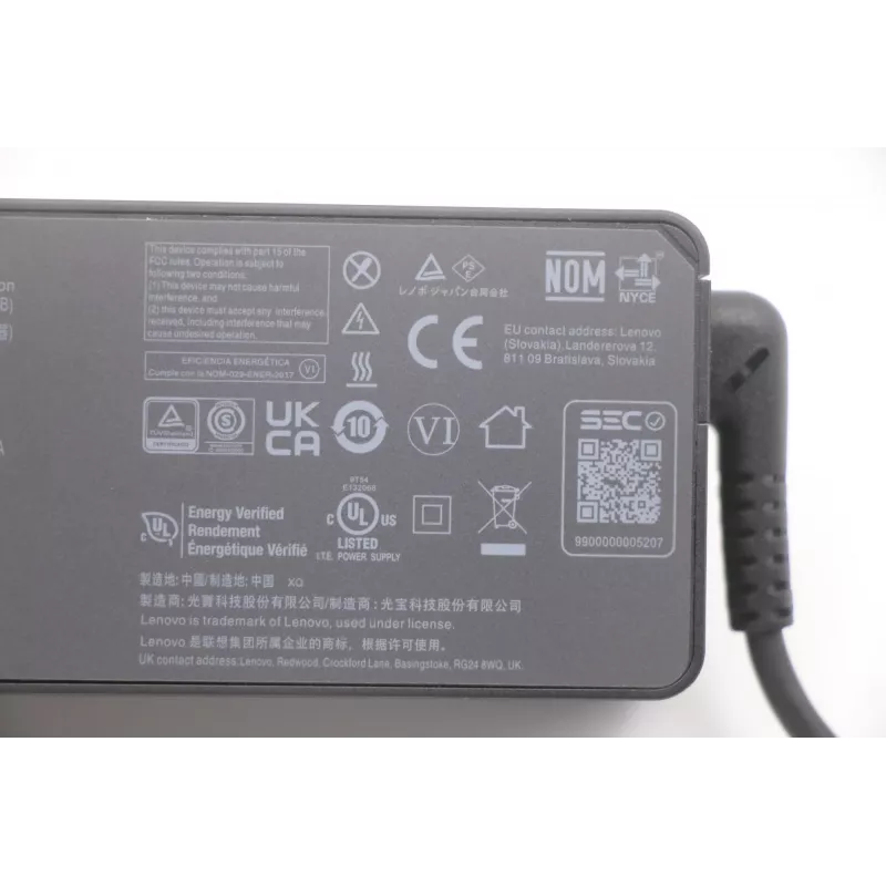 Lenovo 5A10W86253 maitinimo adapteris / keitiklis Vidinis 65 W Juoda
