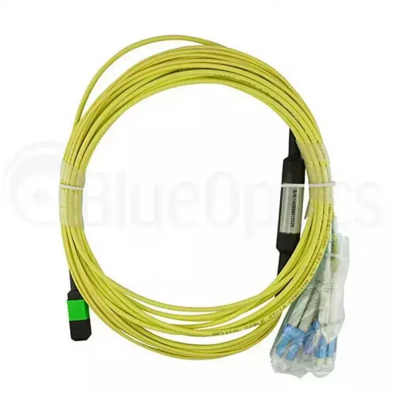 BlueOptics CBL-MPO12-4LC-SMF-1M InfiniBand šviesolaidinis kabelis MPO 4x LC 1m