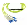 BlueOptics CBL-MPO12-4LC-SMF-1M InfiniBand šviesolaidinis kabelis MPO 4x LC 1m