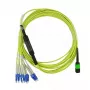 BlueOptics CBL-MPO12-4LC-SMF-1M InfiniBand šviesolaidinis kabelis MPO 4x LC 1m