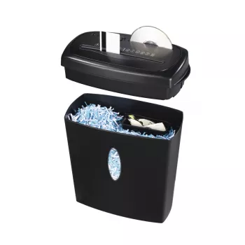 Hama Home X10CD popieriaus smulkintuvas Kryžminis smulkinimas 72 dB 22 cm Juoda