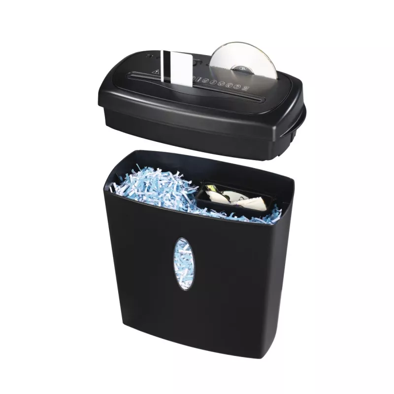 Hama Home X10CD popieriaus smulkintuvas Kryžminis smulkinimas 72 dB 22 cm Juoda