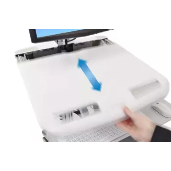 Multimedijos vežimėlis Ergotron StyleView Aliuminis Pilka Balta