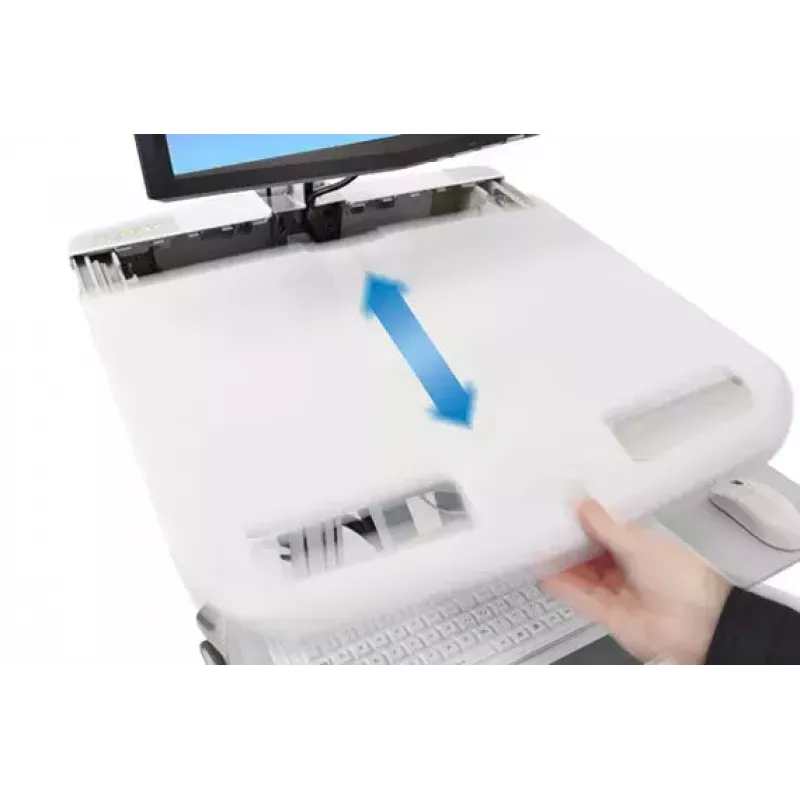 Multimedijos vežimėlis Ergotron StyleView Aliuminis Pilka Balta