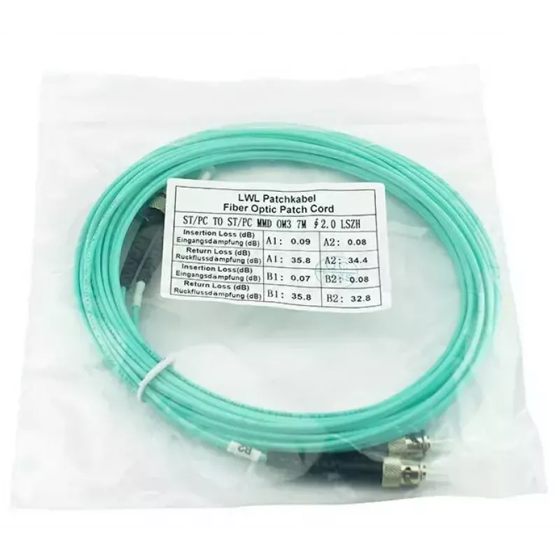 BlueOptics SFP3333EU1MK InfiniBand šviesolaidžio kabelis 1 m ST Aqua colour