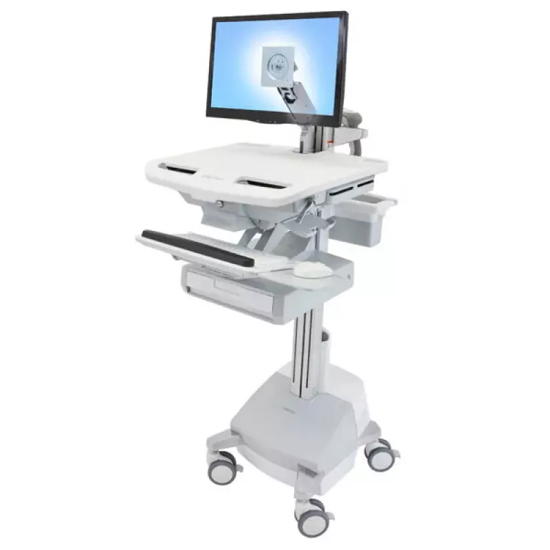 Multimedijos vežimėlis Ergotron StyleView Aliuminio Pilka Balta