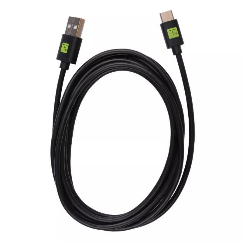 Techly ICOC MUSB20-CMAM20T USB laidas USB 2.0 2 m USB A USB C juodas