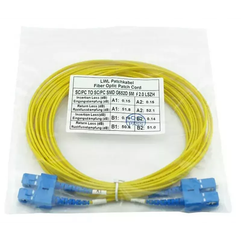 BlueOptics SFP3232BU7.5MK InfiniBand šviesolaidinis kabelis 7,5 m SC