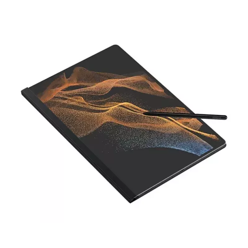 Samsung EF-ZX900PBEGEU planšetės dėklas 37,1 cm (14,6 col.) Apverčiamas Juodas, Skaidrus