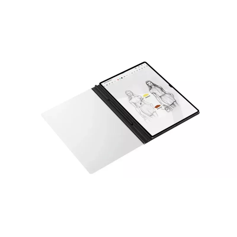 Samsung EF-ZX900PBEGEU planšetės dėklas 37,1 cm (14,6 col.) Apverčiamas Juodas, Skaidrus
