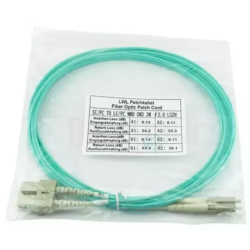 BlueOptics InfiniBand šviesolaidinis kabelis 5 m 2x LC 2x SC LC/APC