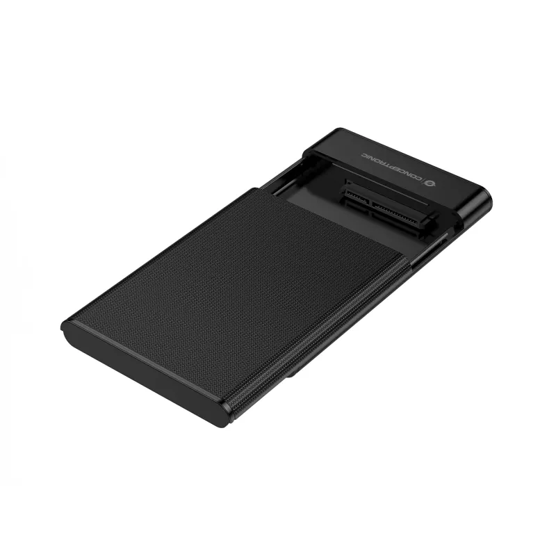 Conceptronic DANTE06B 2,5 col. kietojo disko dėžutė USB 3.0, HDD/SSD korpusas, 2,5 col., Serial ATA III, 6 Gbit/s, USB ryšys, juoda