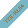 Brother TZE-RL54 etikečių gamybos juosta, auksinė ant mėlynos spalvos