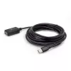 Techly IUSB-REP20TY USB kabelis USB 2.0 5 m USB A juodas