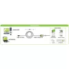 Techly IUSB-REP20TY USB kabelis USB 2.0 5 m USB A juodas