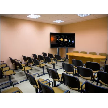 Peerless SR598 multimedijos vežimėlis/stovas Juoda Plokščia panelė