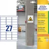 Lipnios etiketės Avery L7874-20, suapvalintas stačiakampis