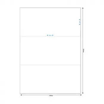 Lipnios etiketės MediaRange MRINK142 baltos 150 vnt.