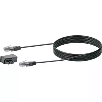 Tinklo kabelis Schwaiger TAL6731 533 RJ45 RJ45/TAE-F 3m juodas