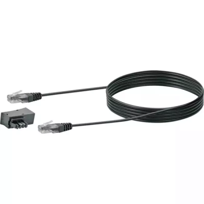 Tinklo kabelis Schwaiger TAL6731 533 RJ45 RJ45/TAE-F 3m juodas