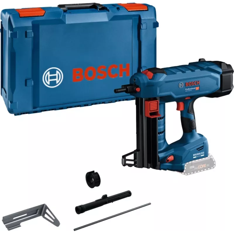 Vinių kalimo įrankis Bosch GNB 18V-40 maitinamas baterijomis 18 V lengvas